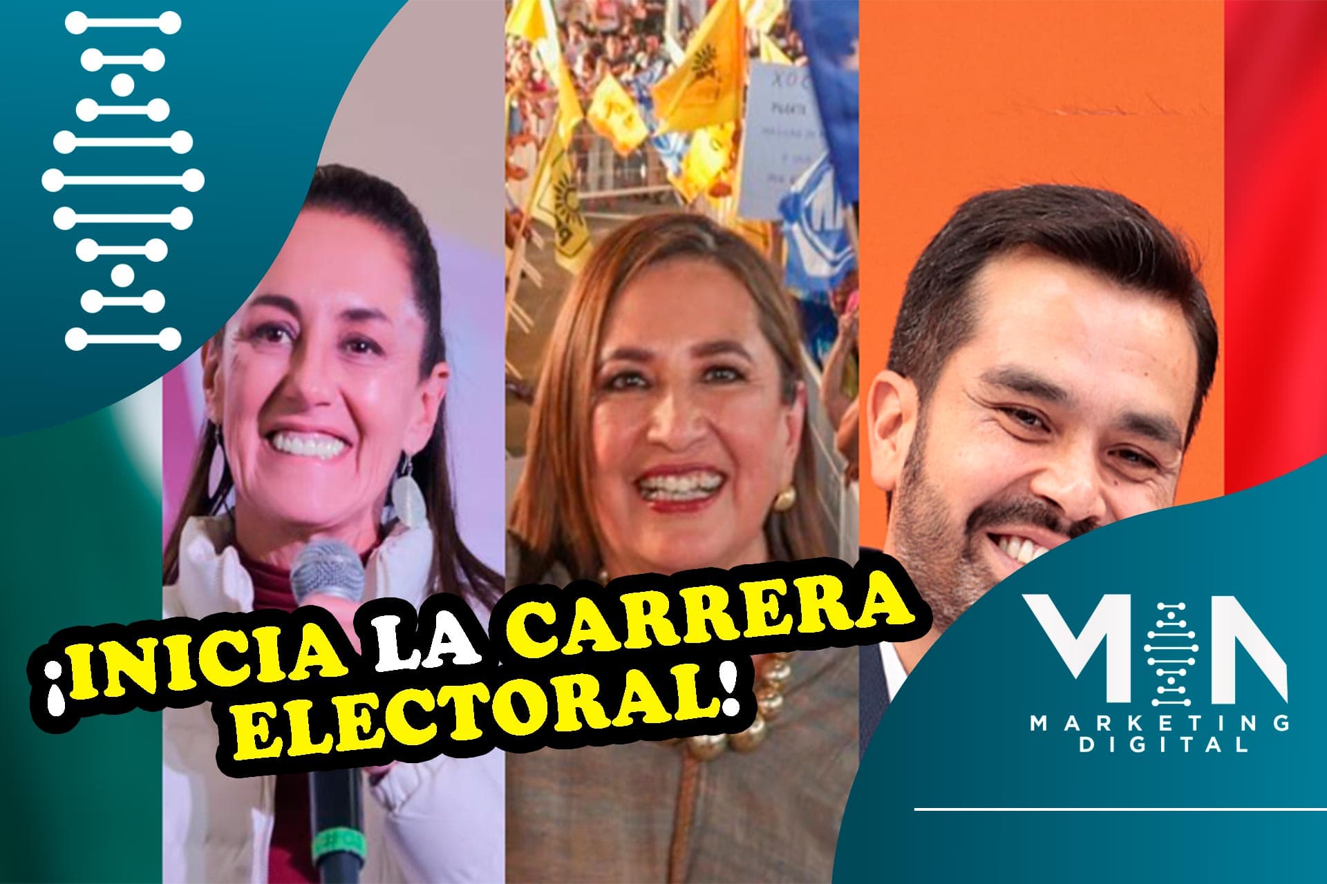 Arranca la carrera por Palacio Nacional