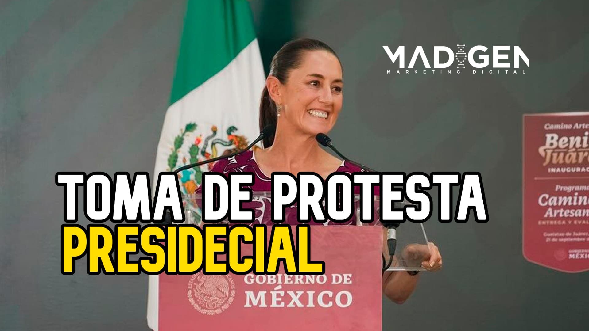 Claudia Sheinbaum toma protesta como Presidenta de México.