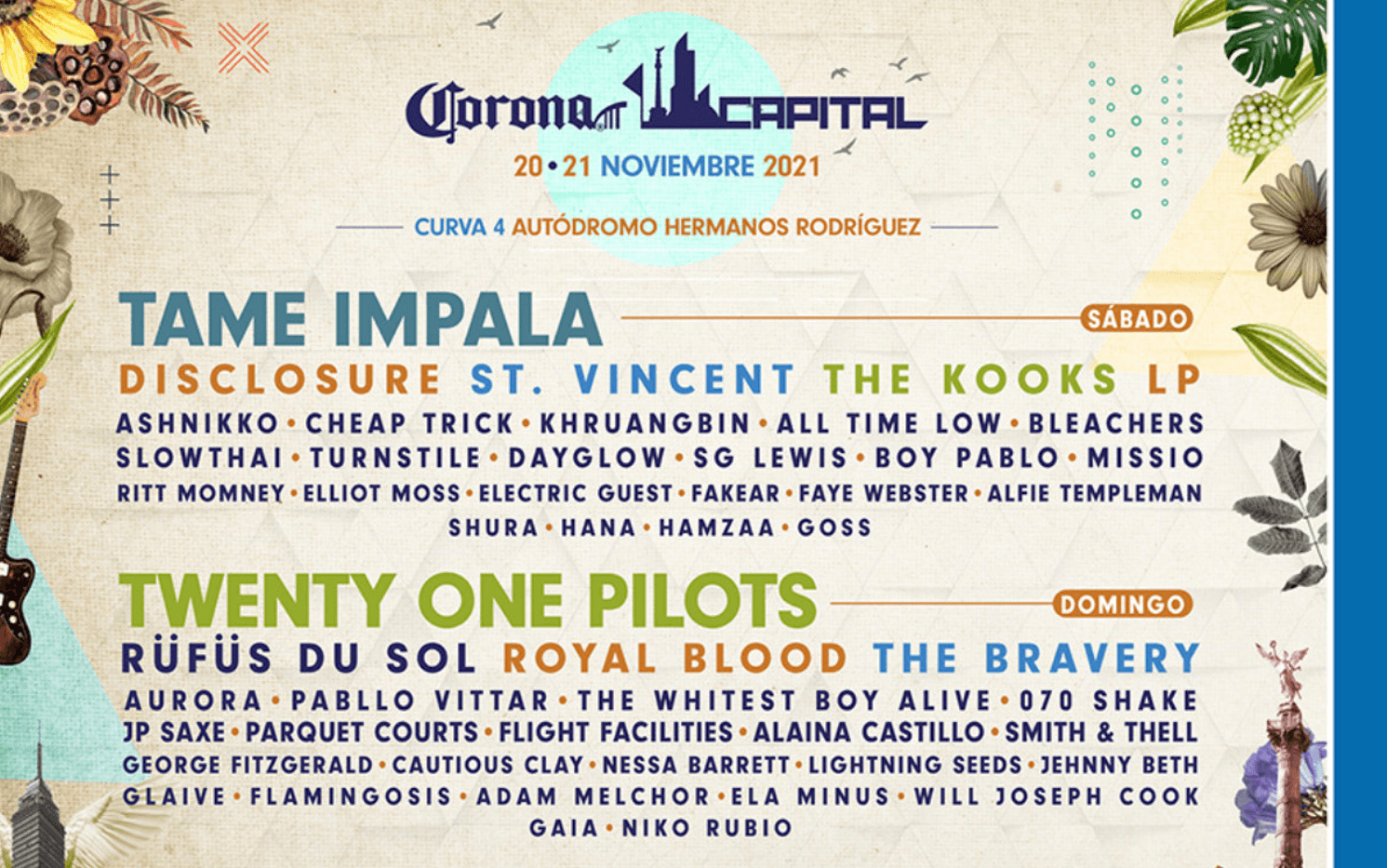 Sí habrá CORONA CAPITAL este año 2021