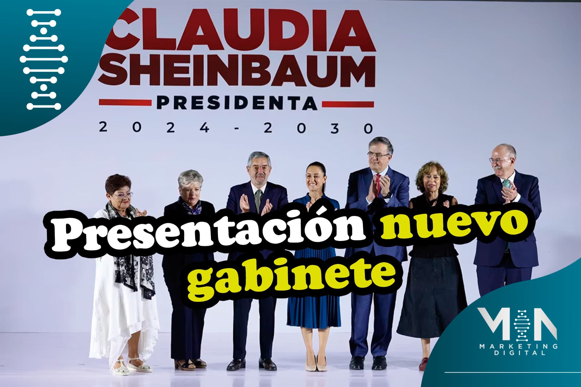 Sheinbaum anuncia parte de su gabinete presidencial