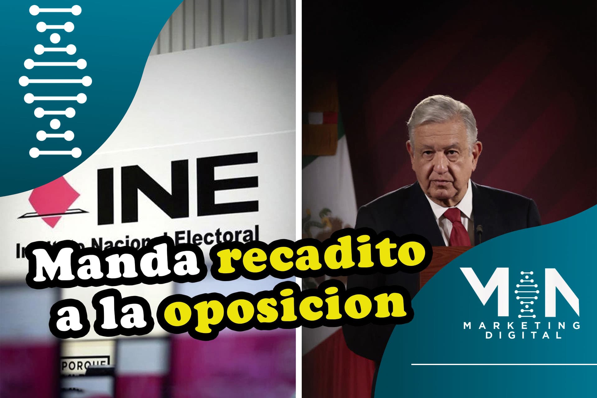 AMLO cumple, pero manda mensaje a la oposición