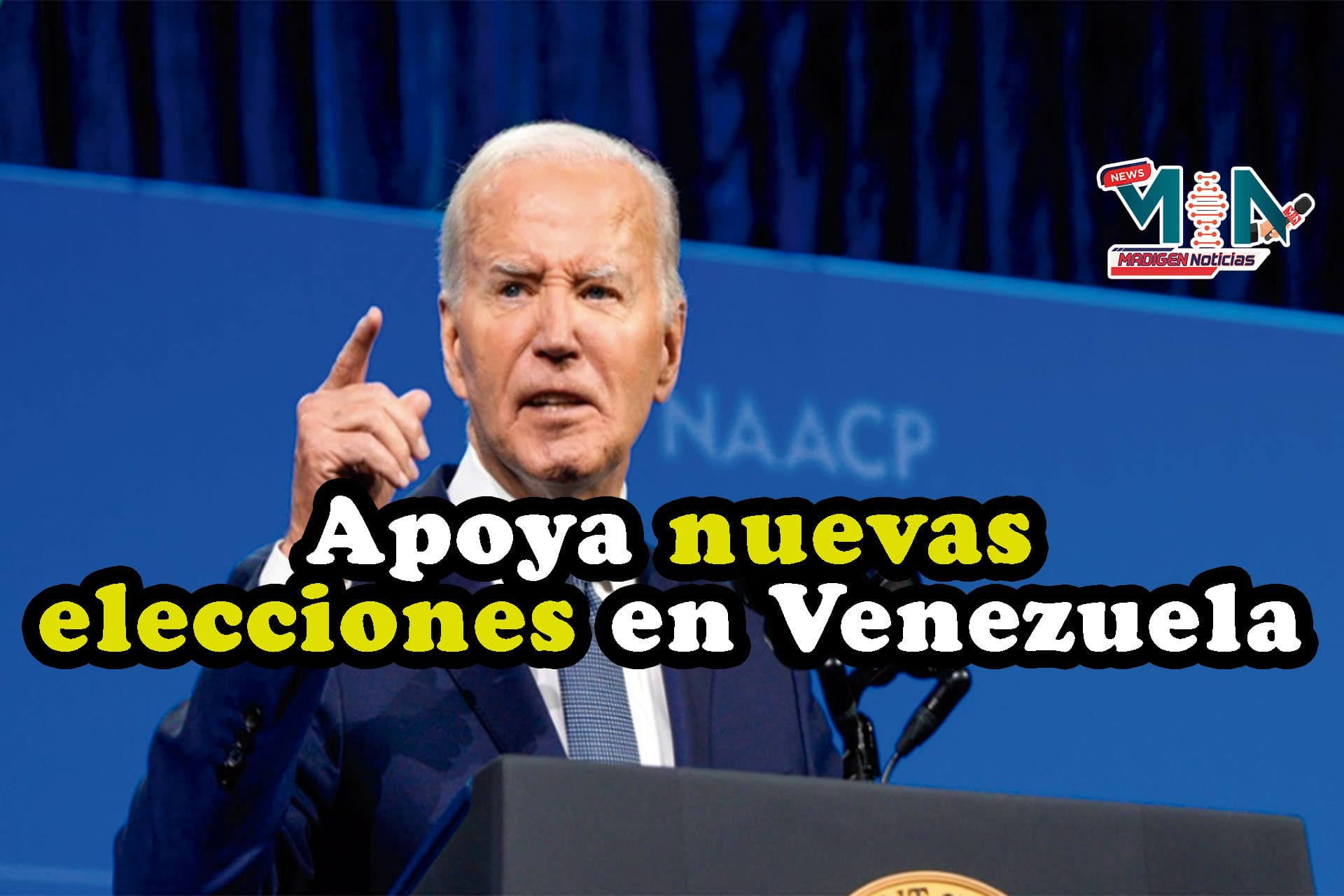 Apoya nuevas elecciones en Venezuela