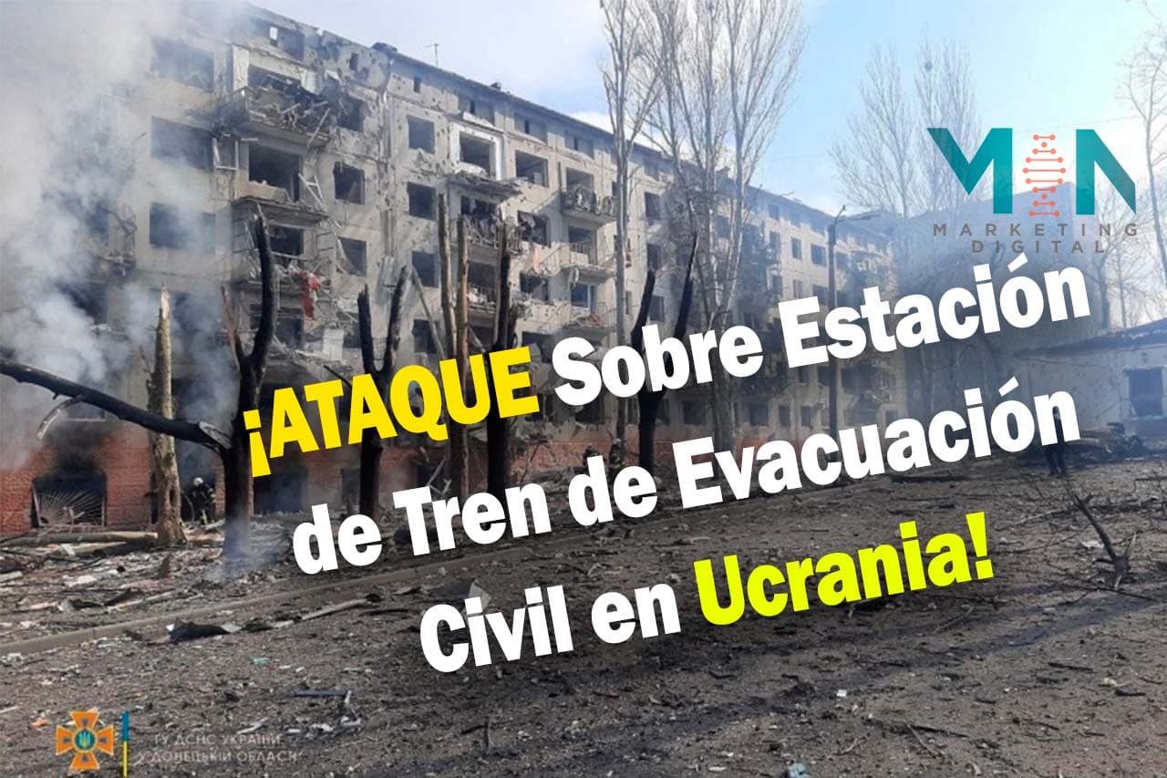 Ataque Sobre Estación de Trenes en Ucrania