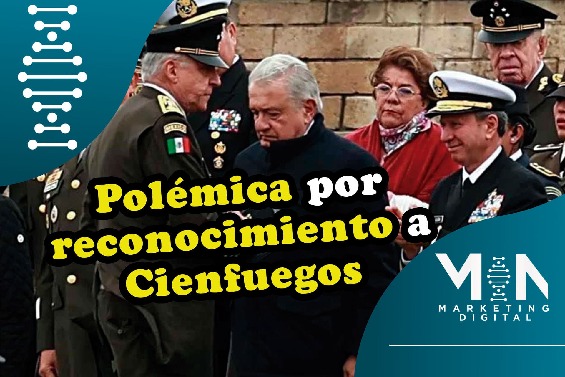 Cienfuegos recibe reconocimiento de AMLO