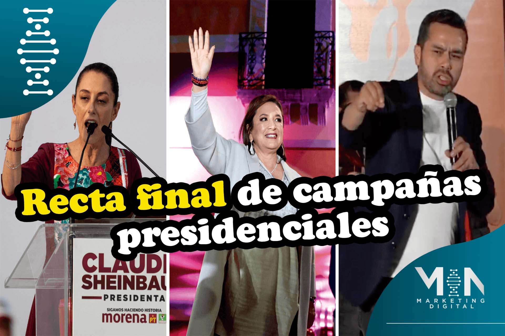 Cierre de campañas presidenciales 2024