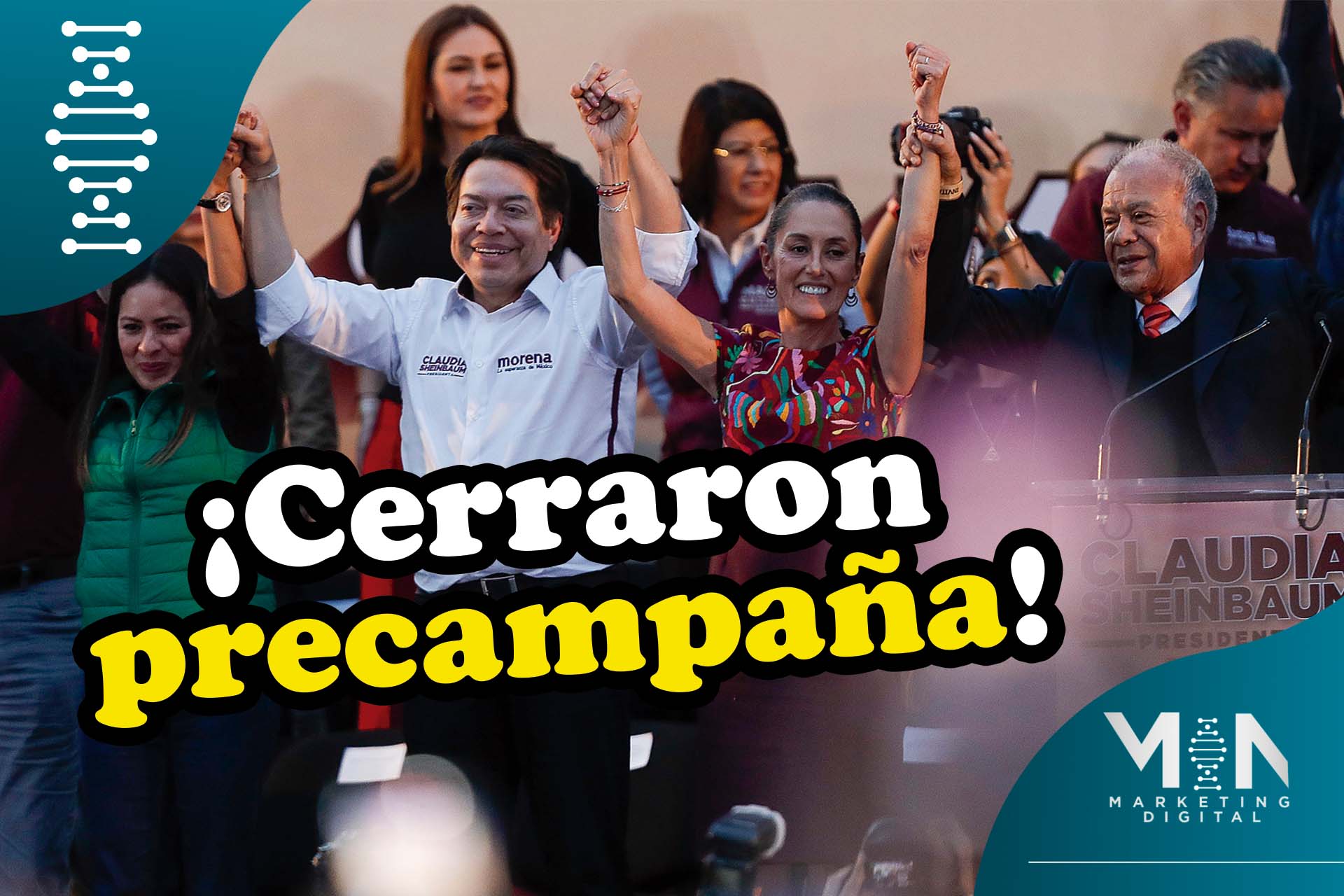 Cierre de precampaña de Sheinbaum