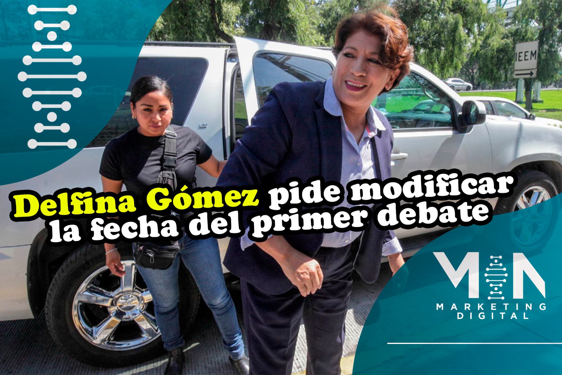 Delfina Gómez pide modificar la fecha del primer debate