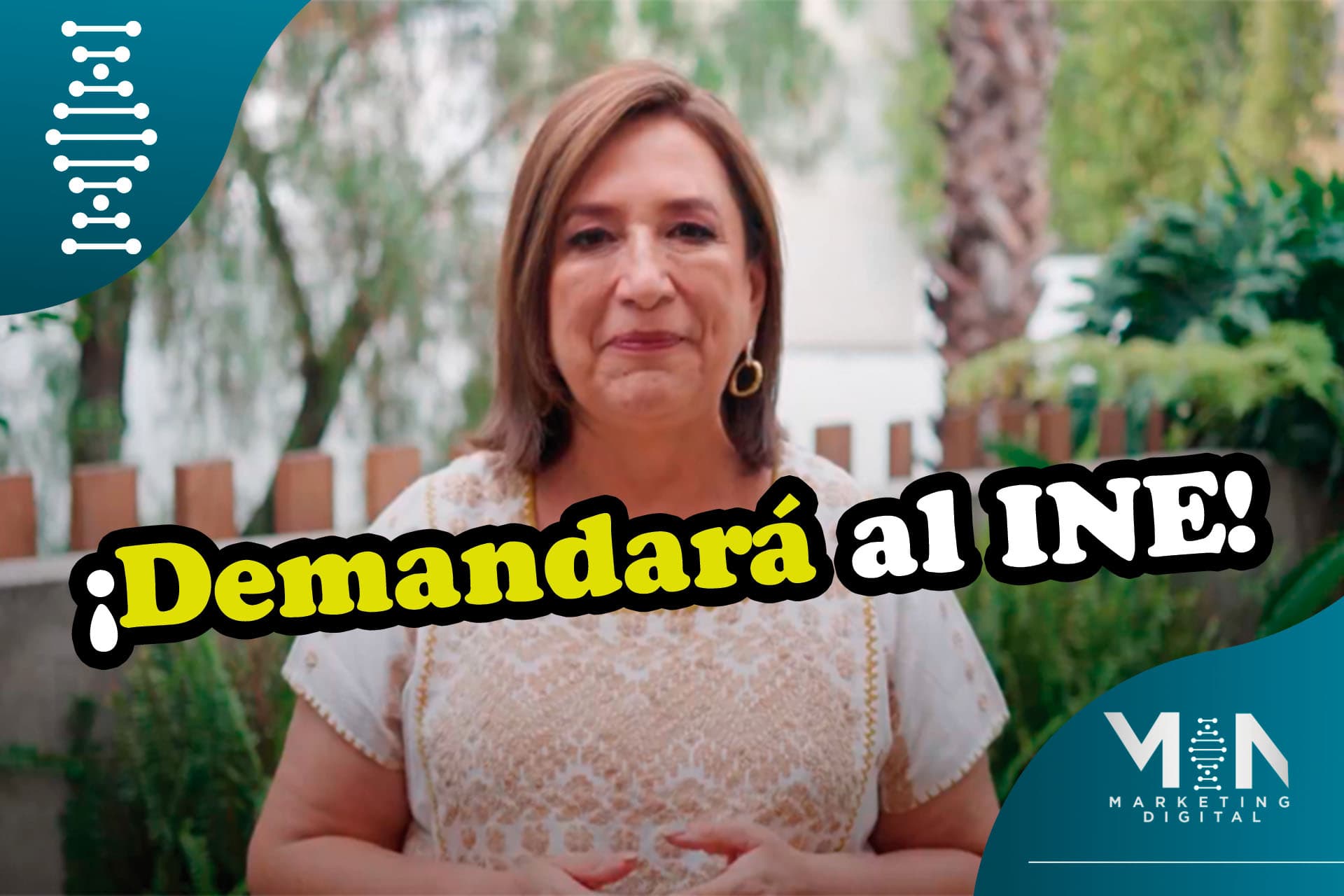 Demanda en contra del INE de Xóchitl