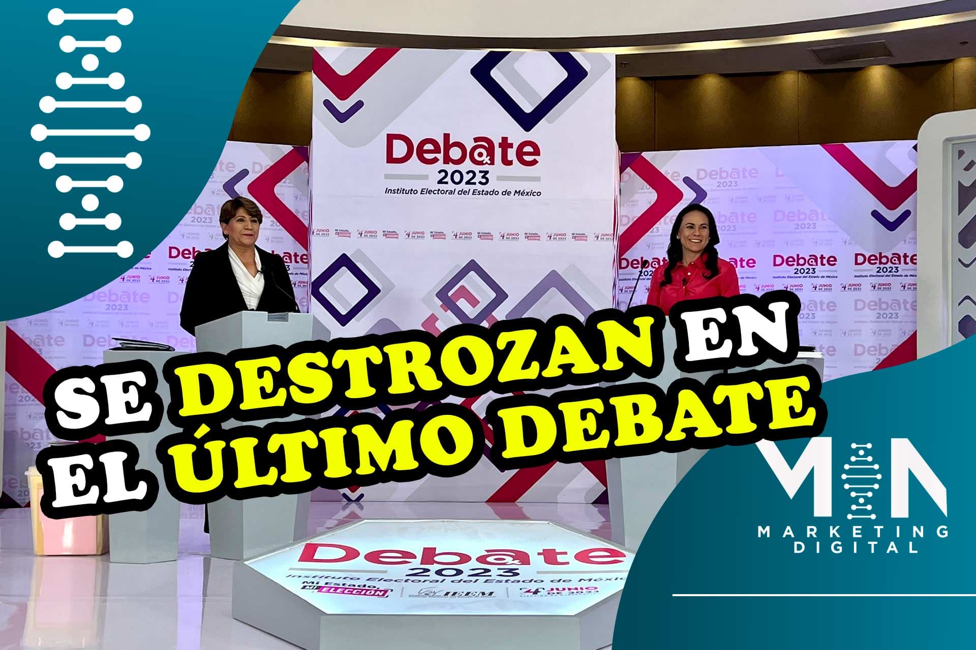Destrozan a Delfina en el debate final