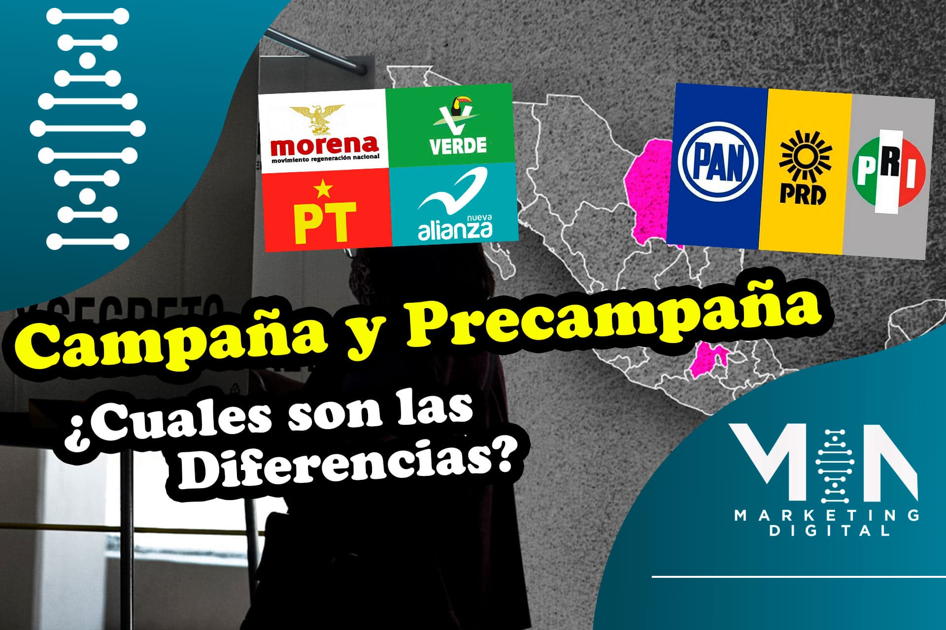 Diferencia entre campañas, precampañas e intercampañas
