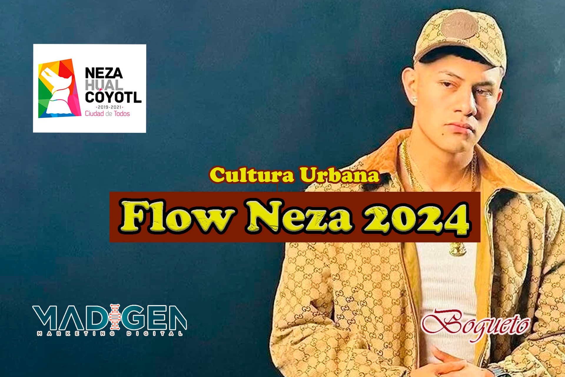 El Bogueto se presentará en el Flow Neza 2024: Celebración de la cultura urbana