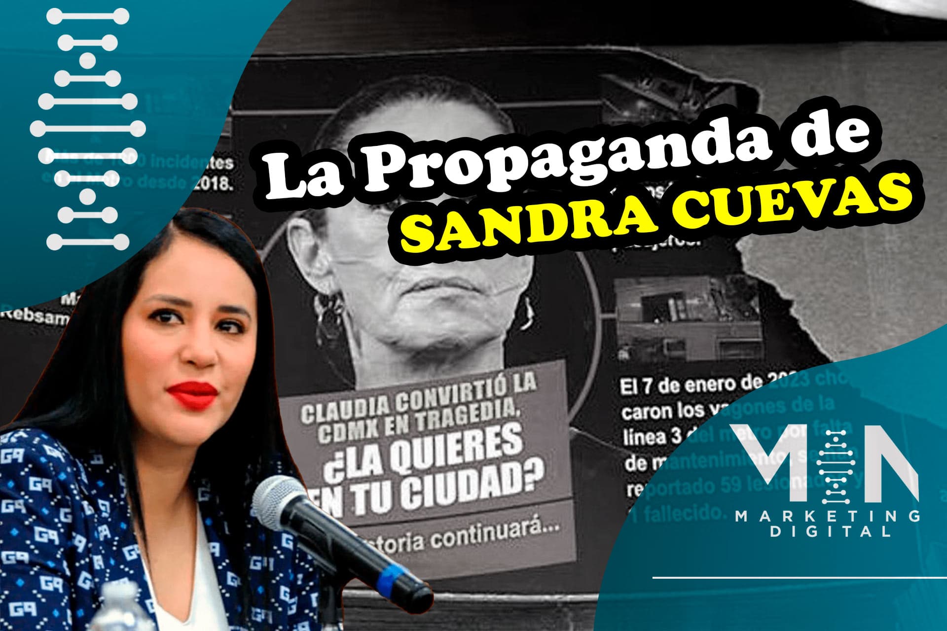 Encuentran miles de folletos de propaganda en contra de Claudia Sheinbaum