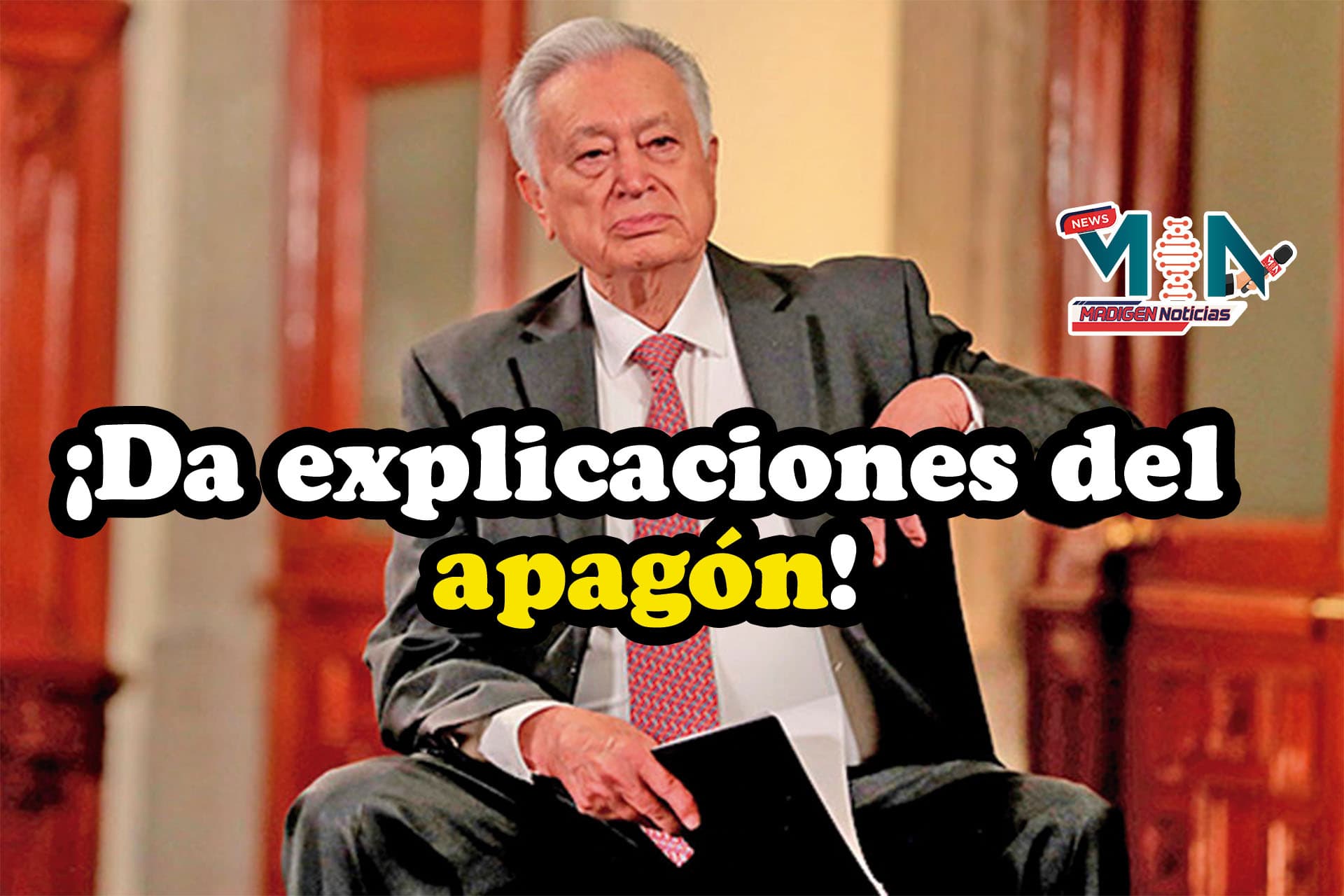 Explican apagones en la mañanera