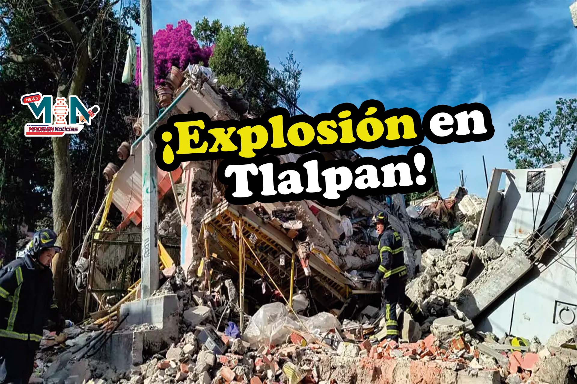 Fuerte explosión en Tlalpan