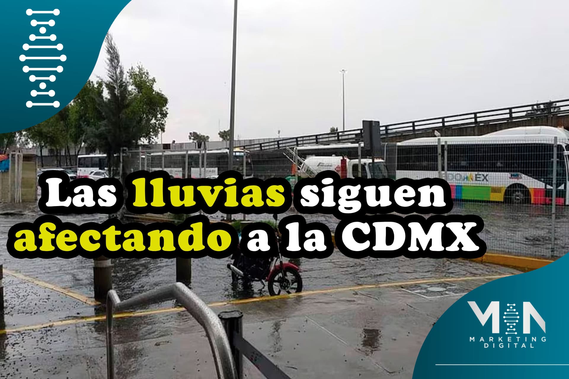 Fuerte lluvias en la CDMX