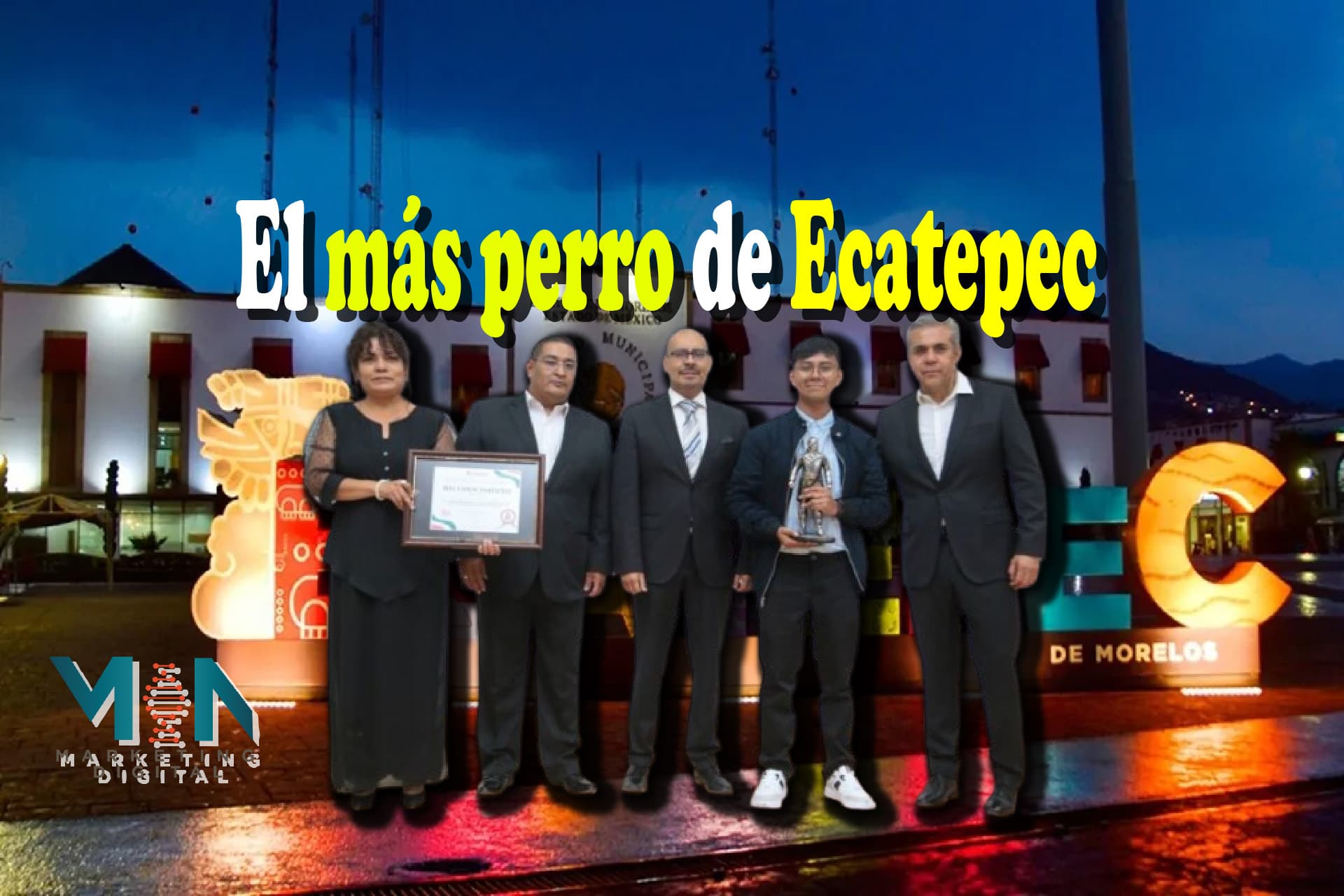 Gobernador de Ecatepec otorga reconocimiento a joven cineasta de Ecatepec galardonado en el Festival de Cine de Barrio