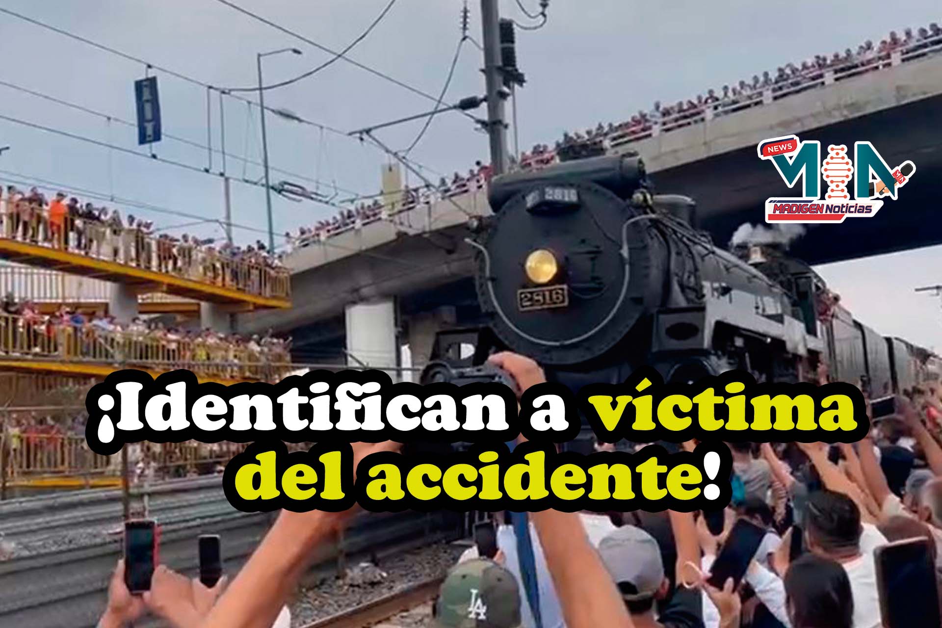 Identifican a mujer que falleció por golpe con una locomotora