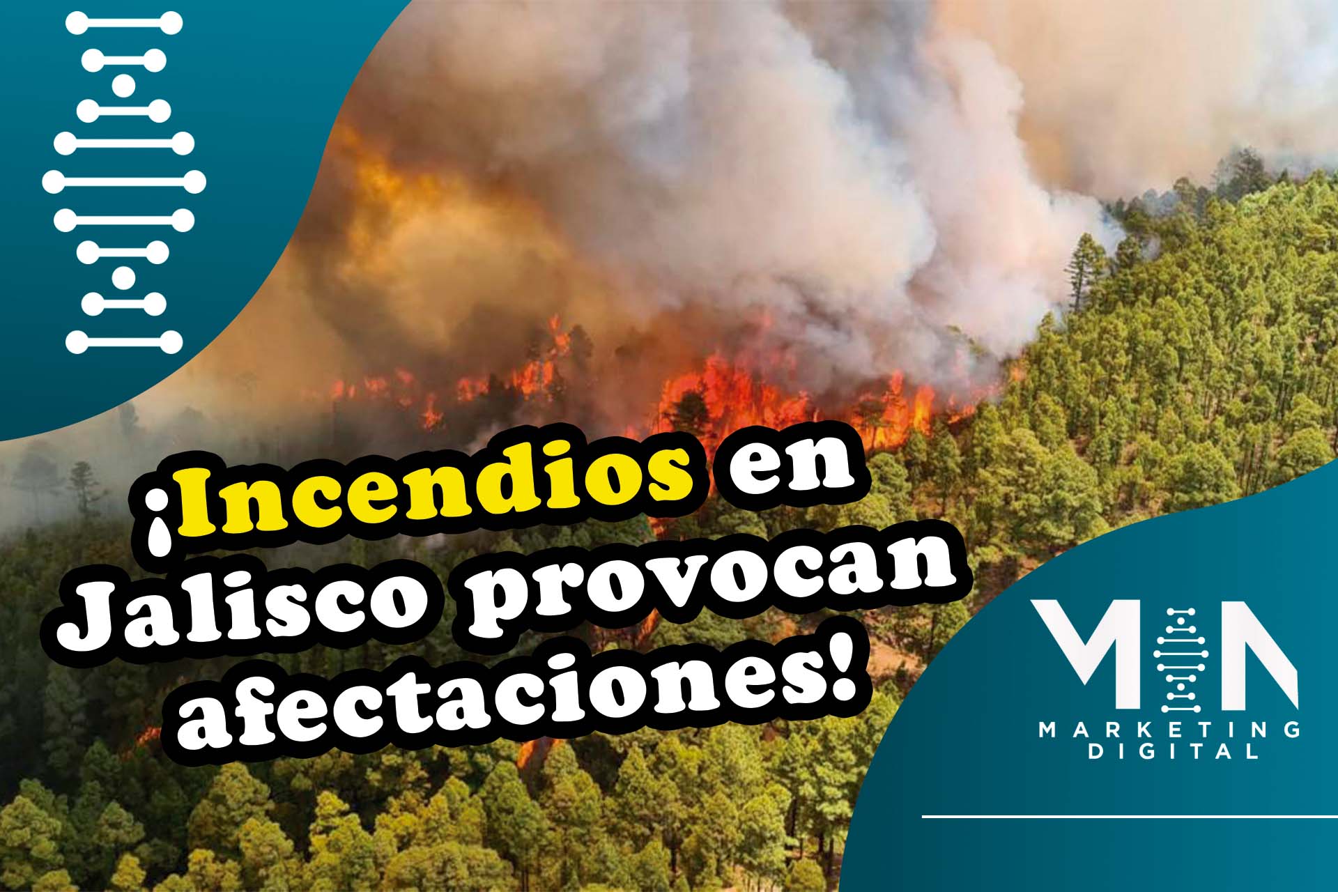 Incendios forestales en Guadalajara provoca afectaciones a la salud