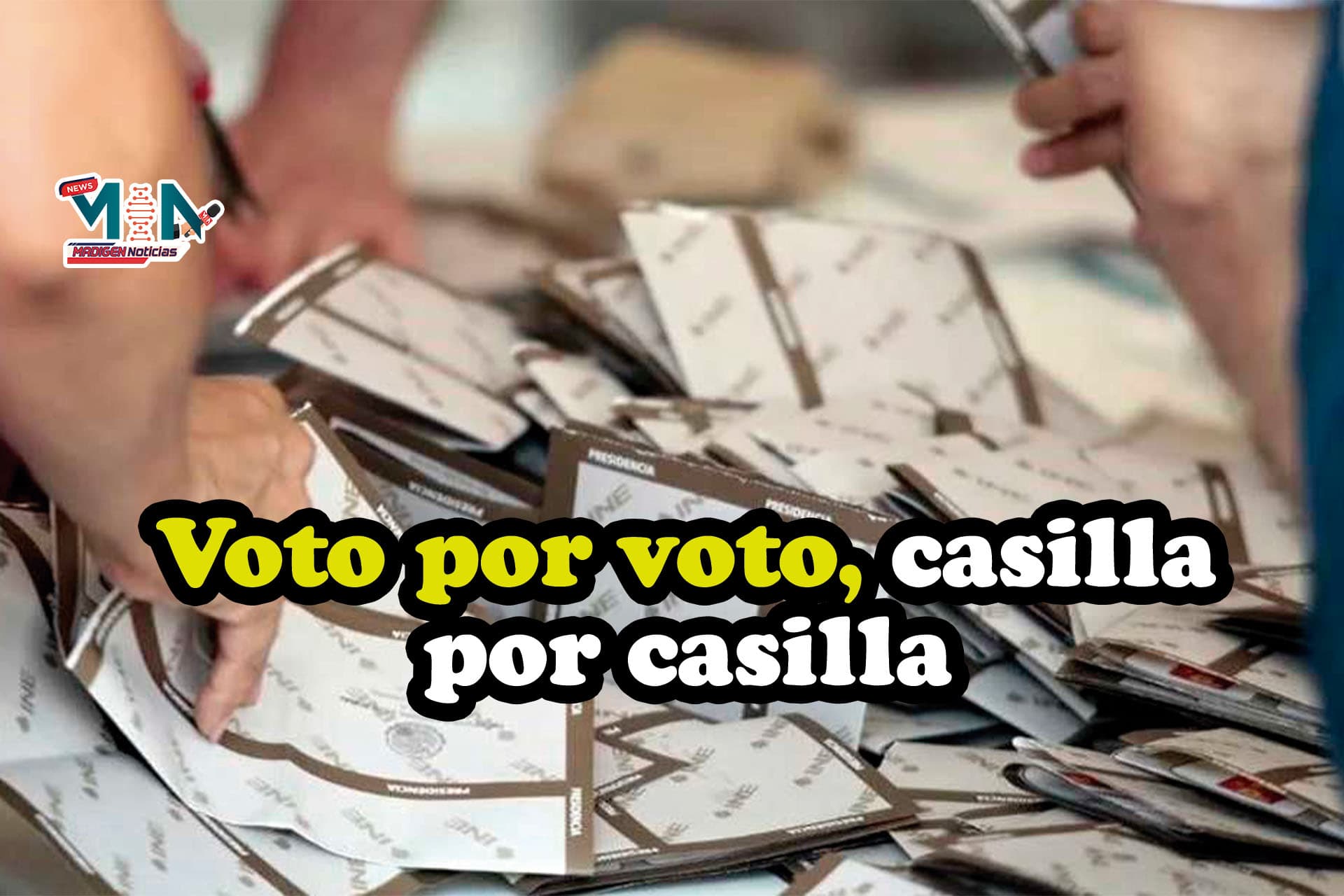 INE hará reconteo de votos