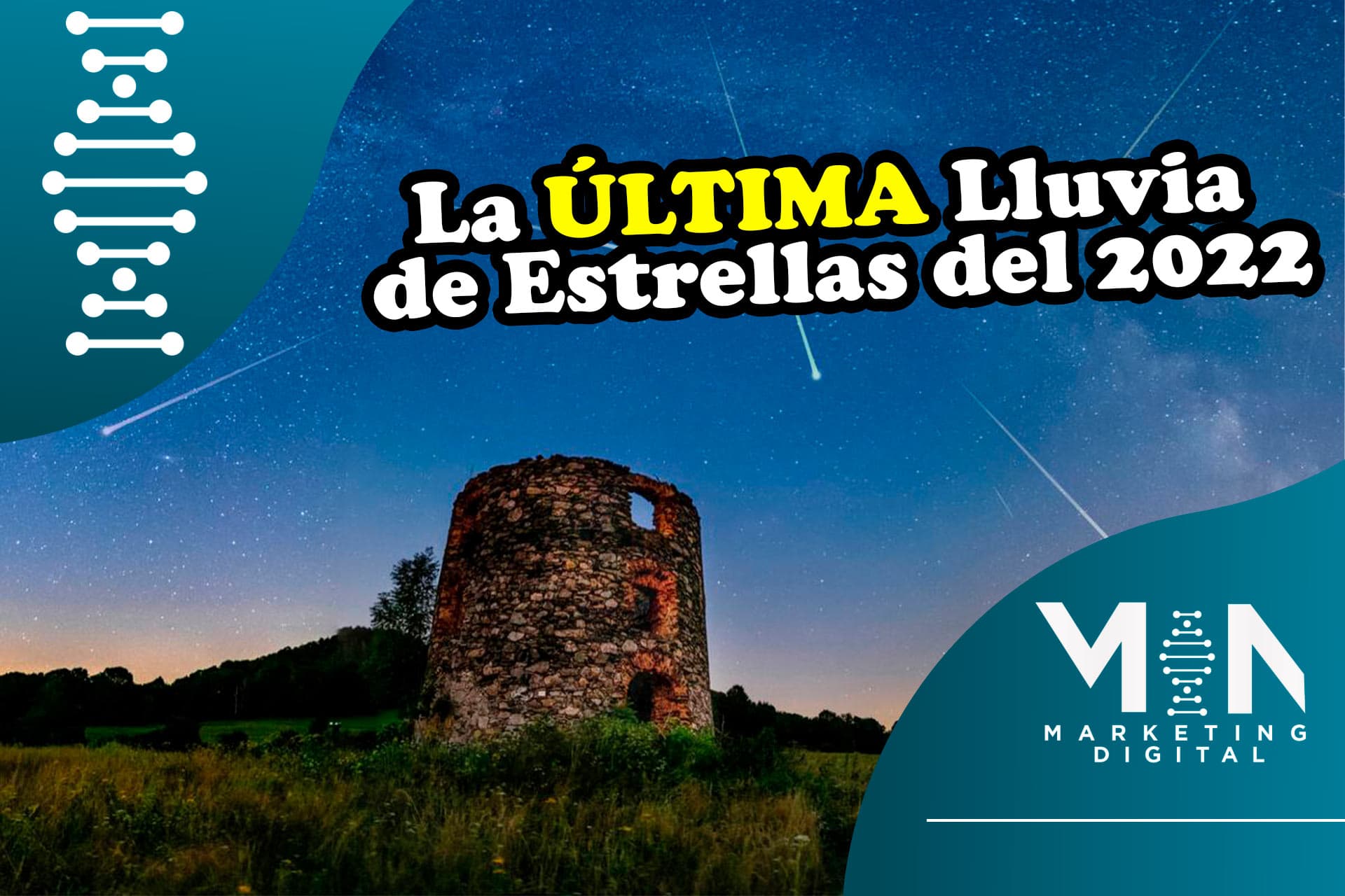 La última lluvia de estrellas del 2022