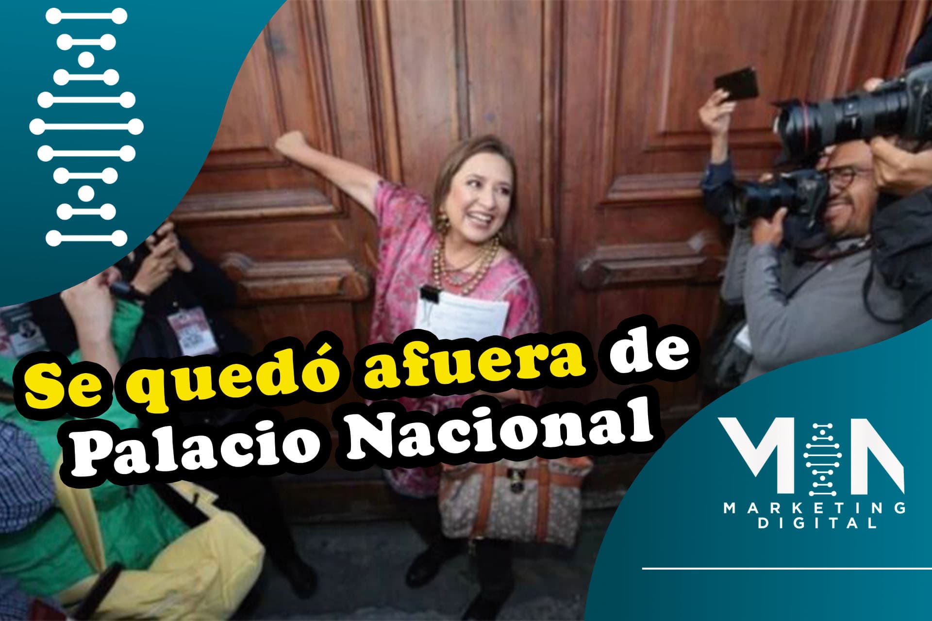 Le niegan la entrada a la conferencia mañanera a Senadora