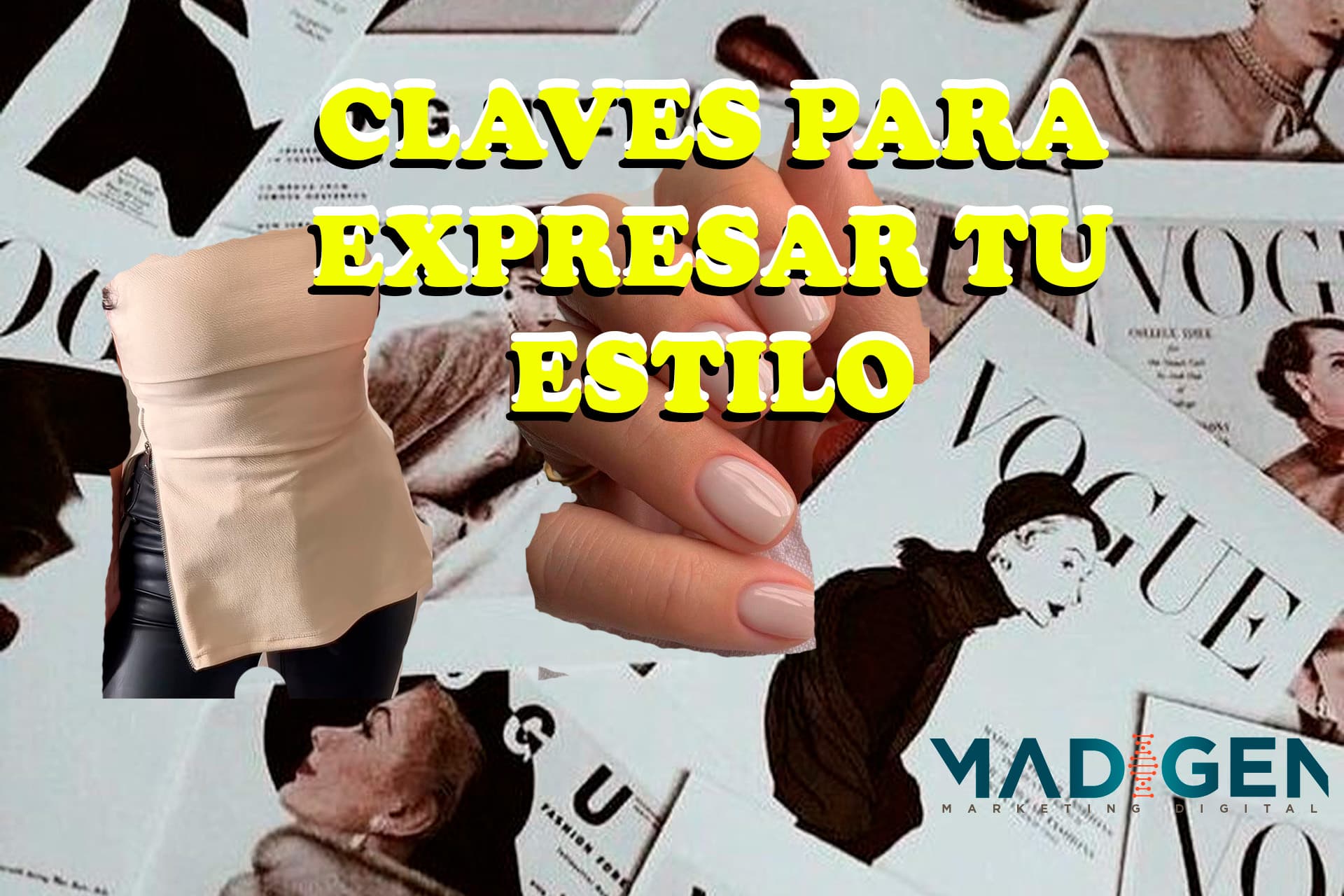 Manicura, estilo de vestir y confección de ropa