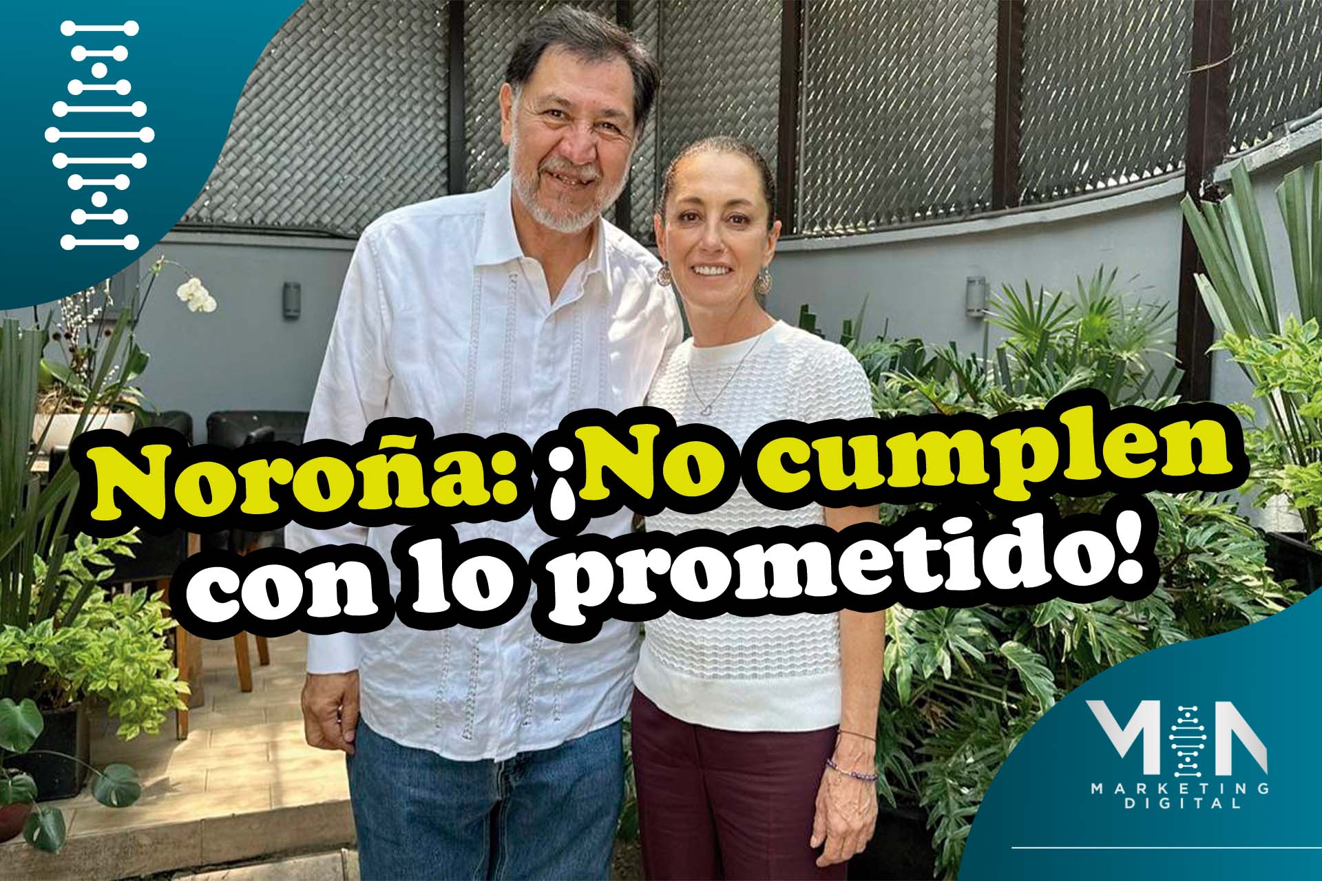 Noroña hace reclamos a Morena