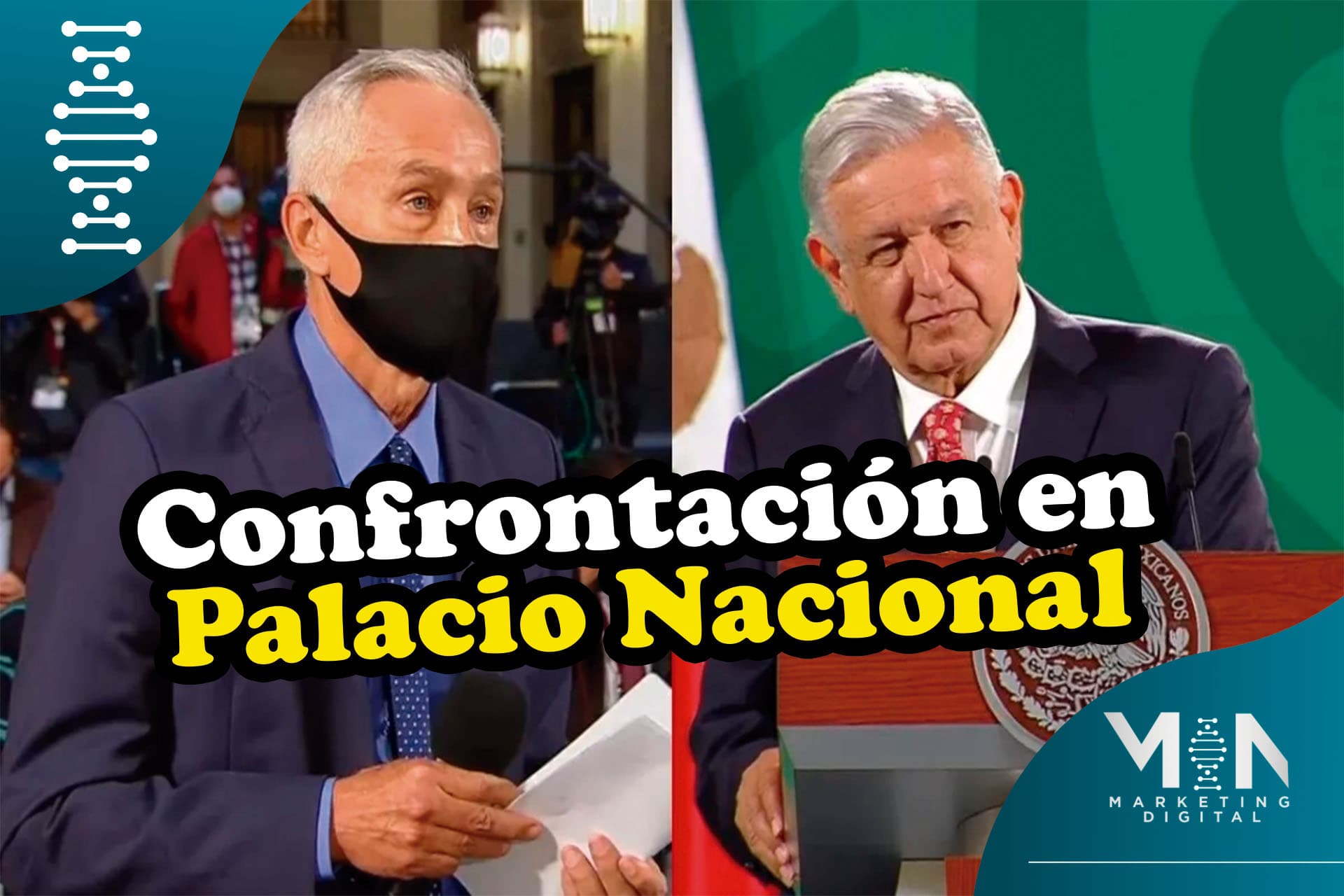 Periodista confronta a AMLO en conferencia de prensa