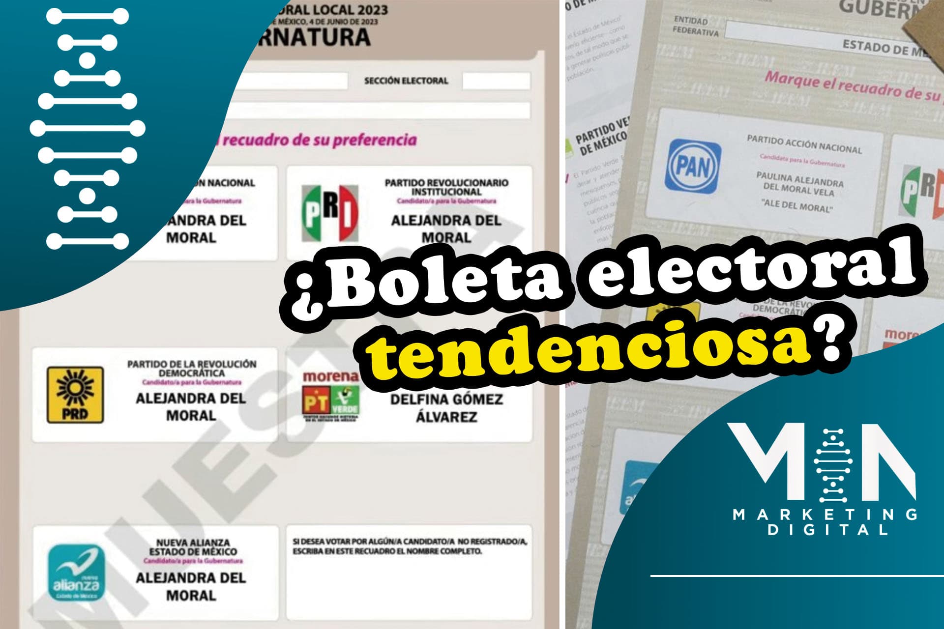 Polémica en la boleta electoral del 2023