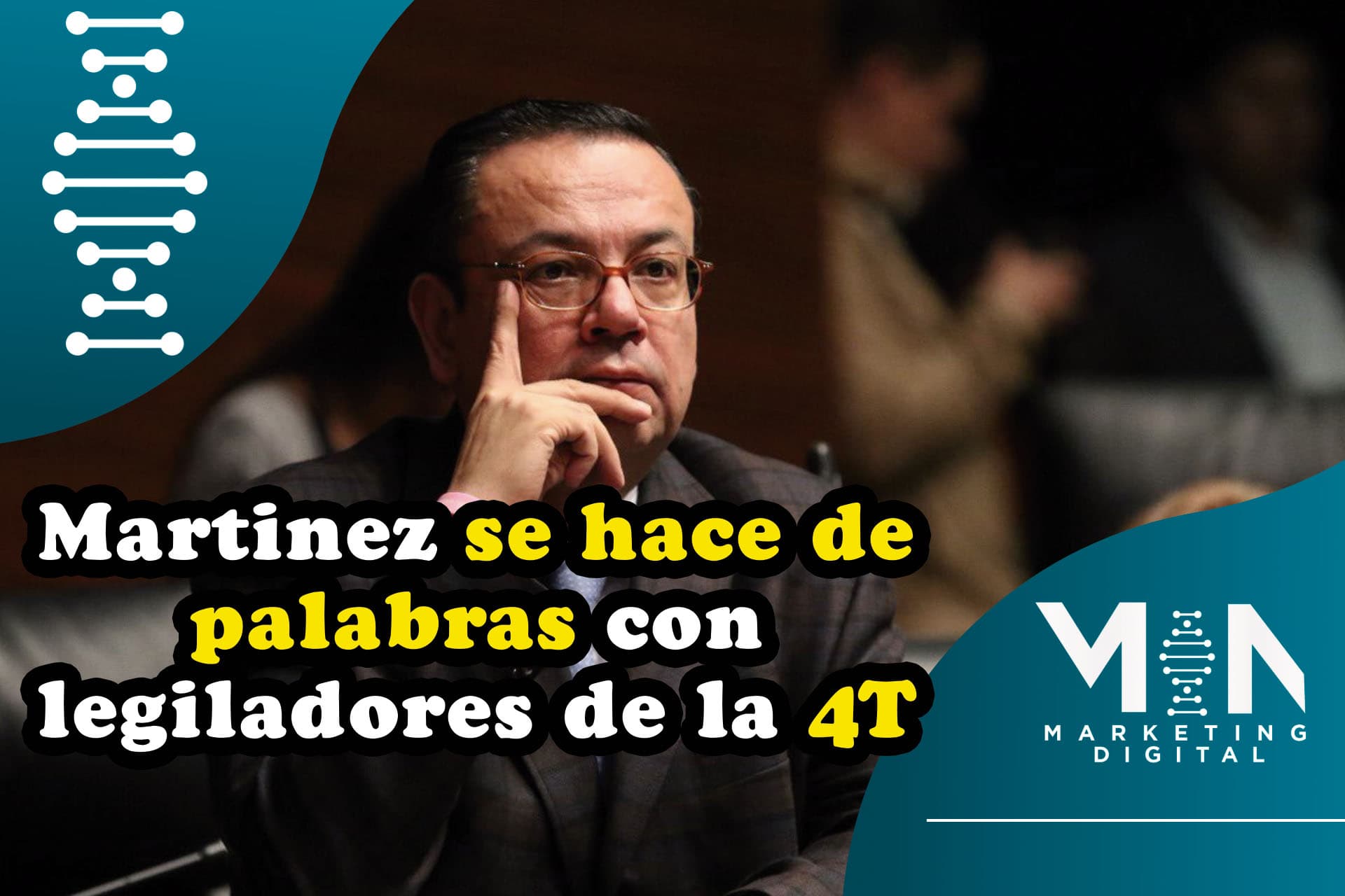 Senador se hace de palabras con legisladores