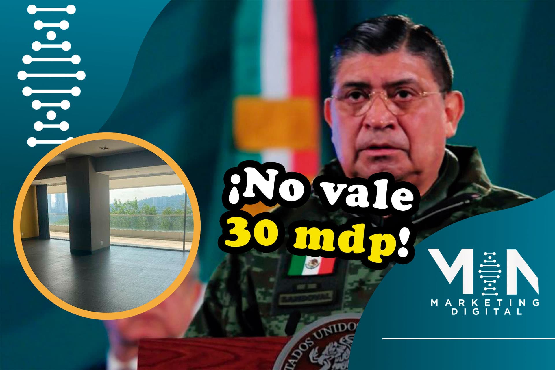 Titular de la SEDENA compra departamento de 30 mdp