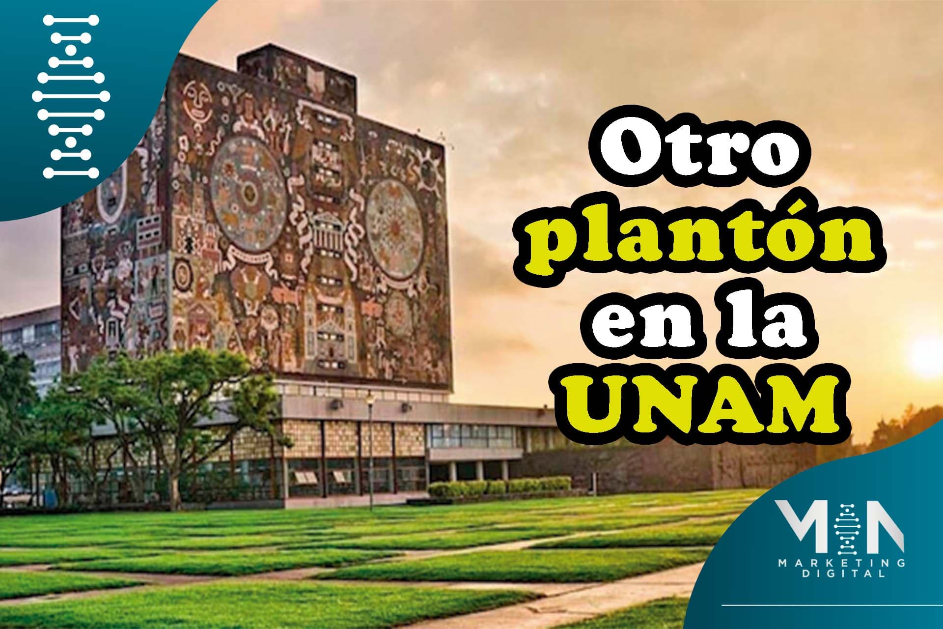 Una protesta más de estudiantes de la UNAM