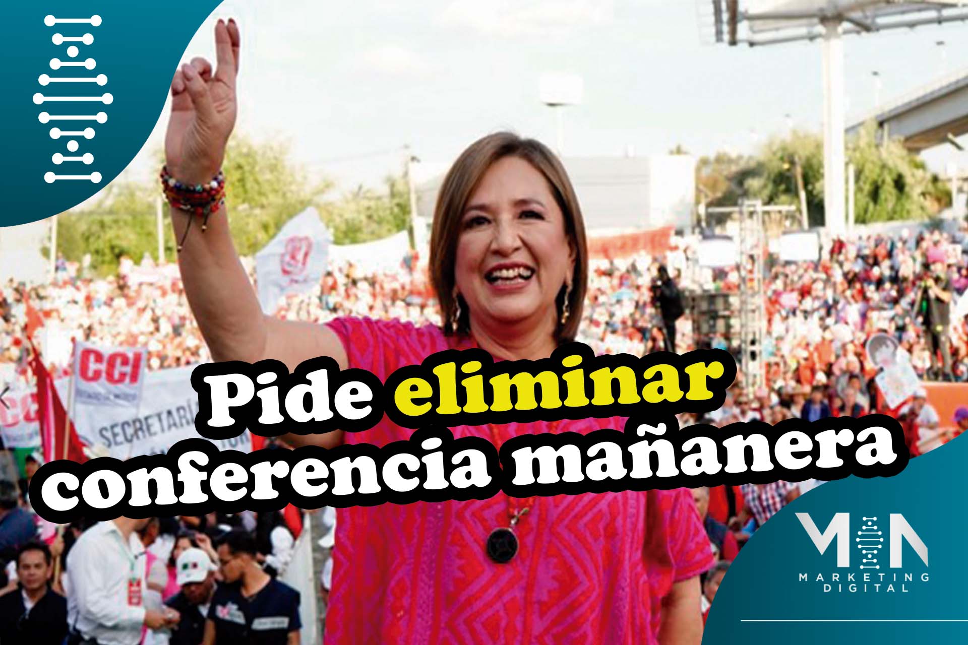 Xóchitl pide que se cancelen las mañaneras