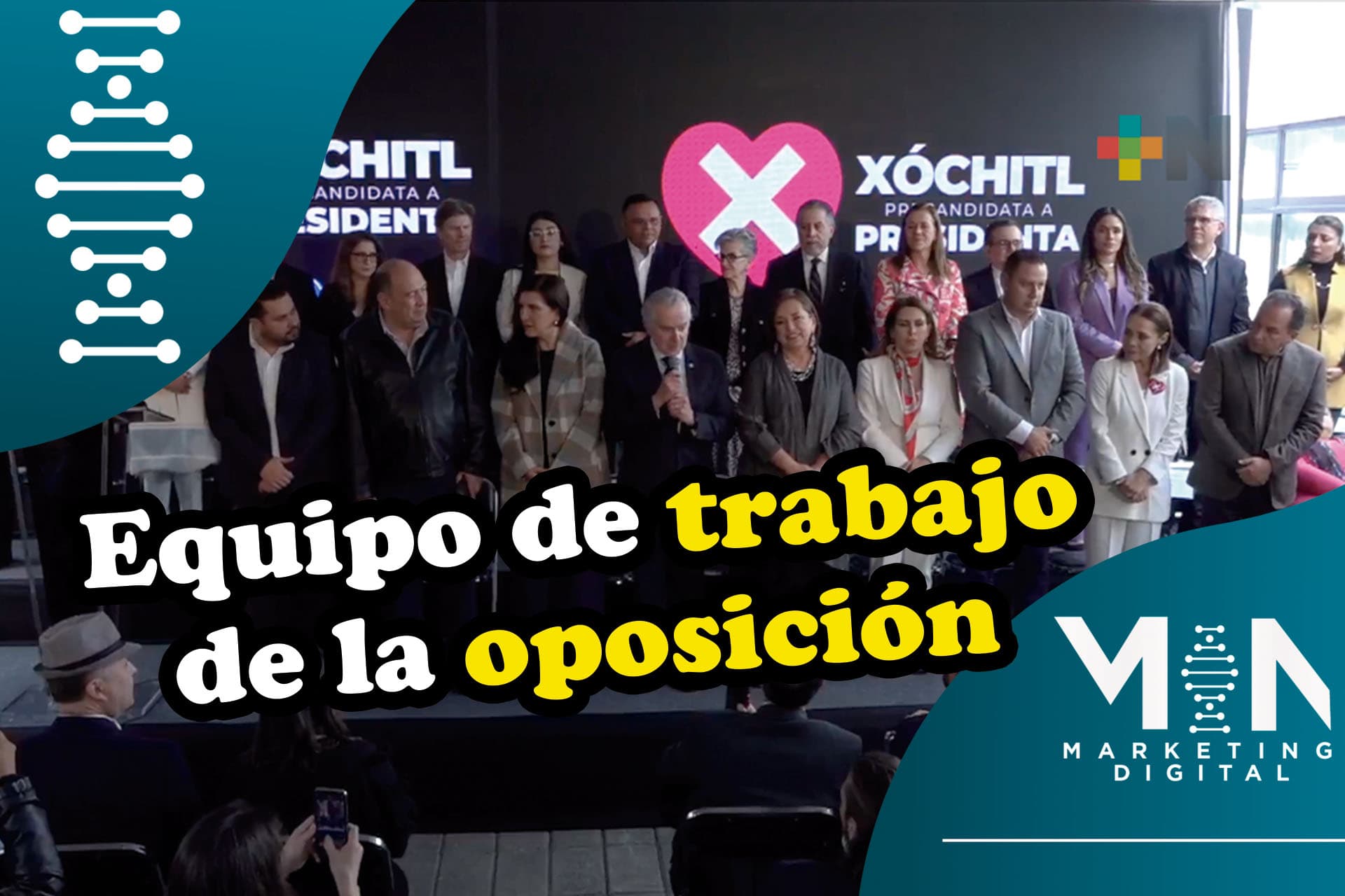 Xóchitl ya tiene equipo de precampaña