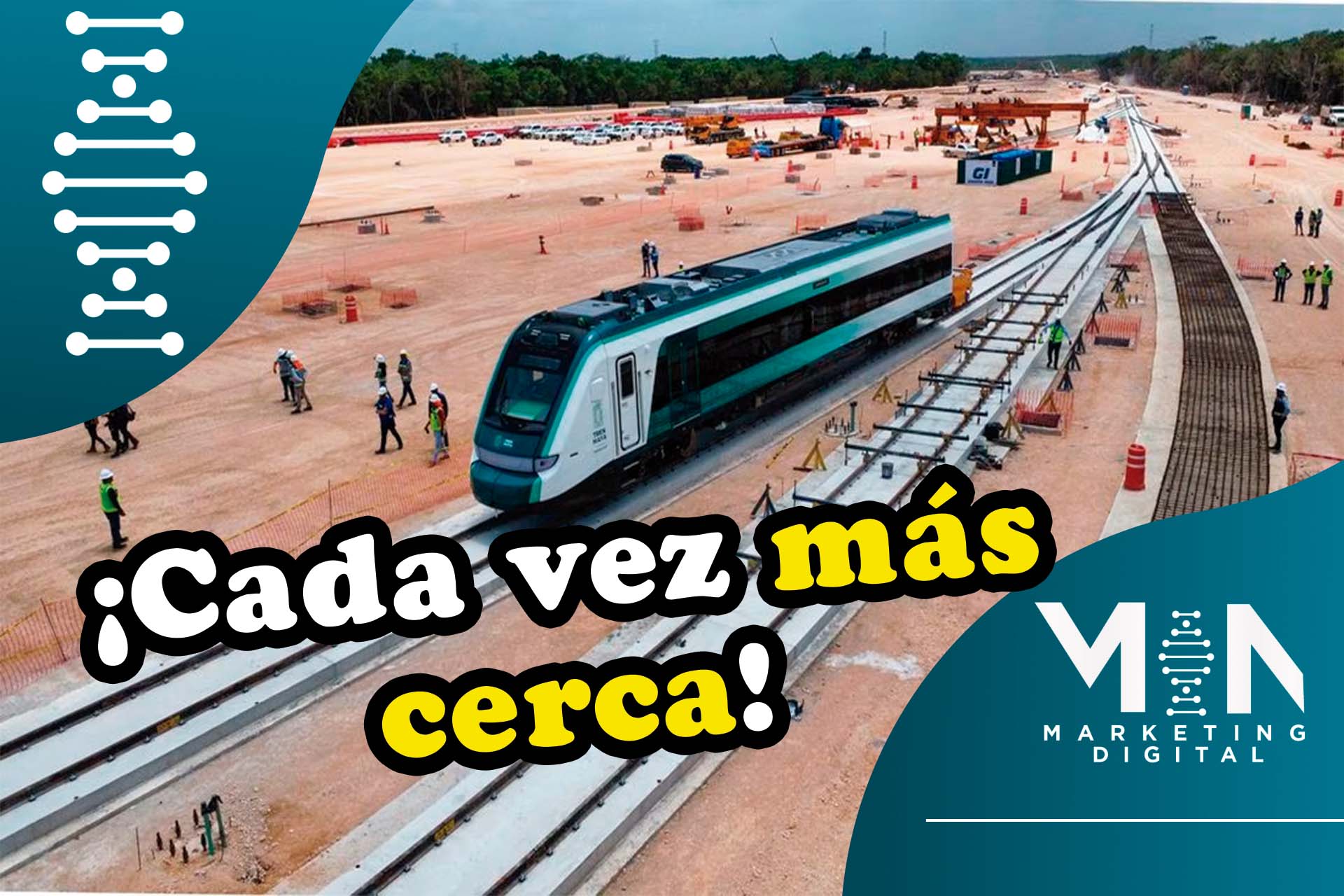 Ya está casi listo el Tren Maya