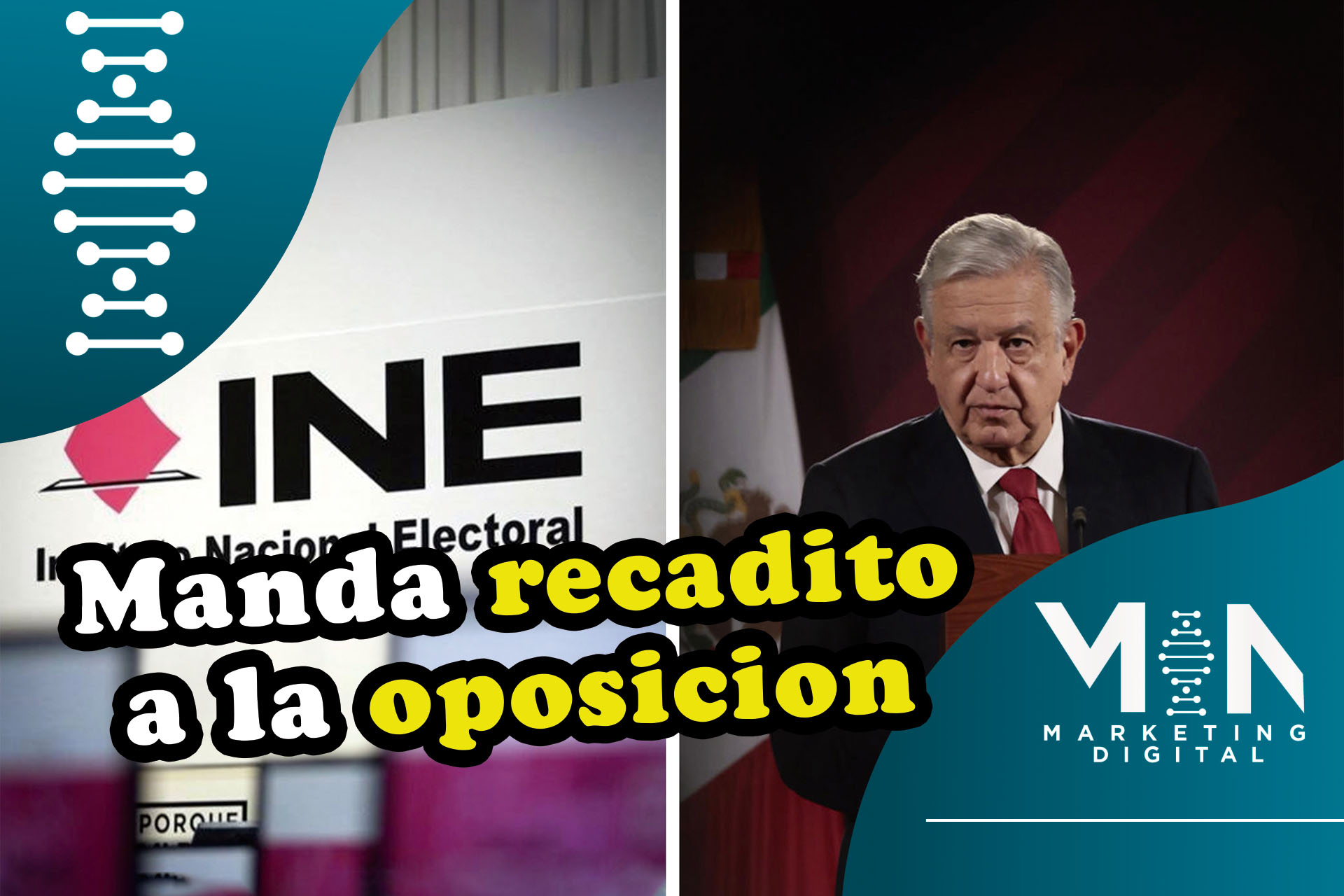 AMLO cumple, pero manda mensaje a la oposición
