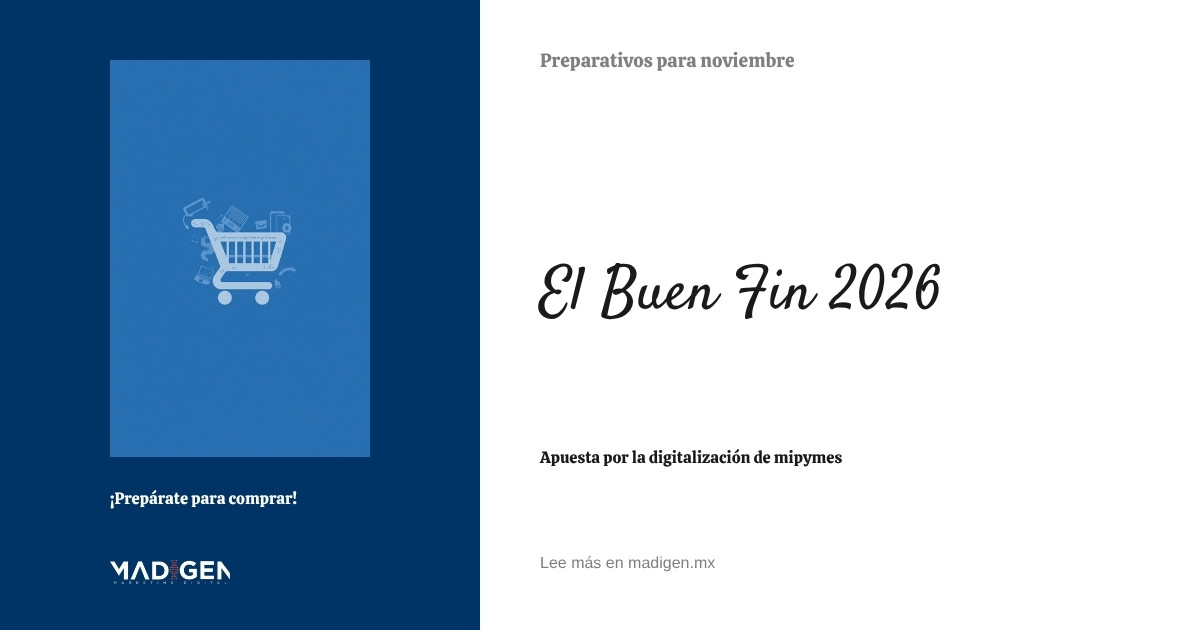 El Buen Fin 2026 cambia de fecha y apuesta todo a la digitalización de las mipymes
