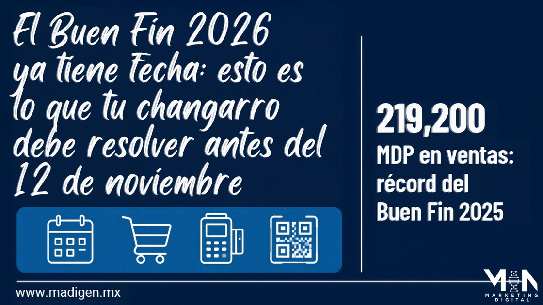 El Buen Fin 2026 ya tiene fecha: esto es lo que tu changarro debe resolver antes del 12 de noviembre