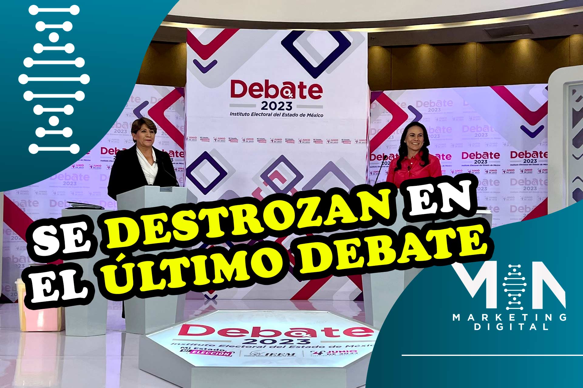 Destrozan a Delfina en el debate final