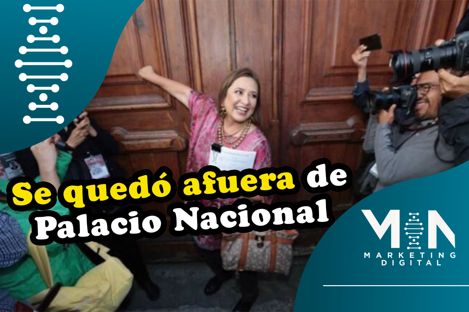 Le niegan la entrada a la conferencia mañanera a Senadora