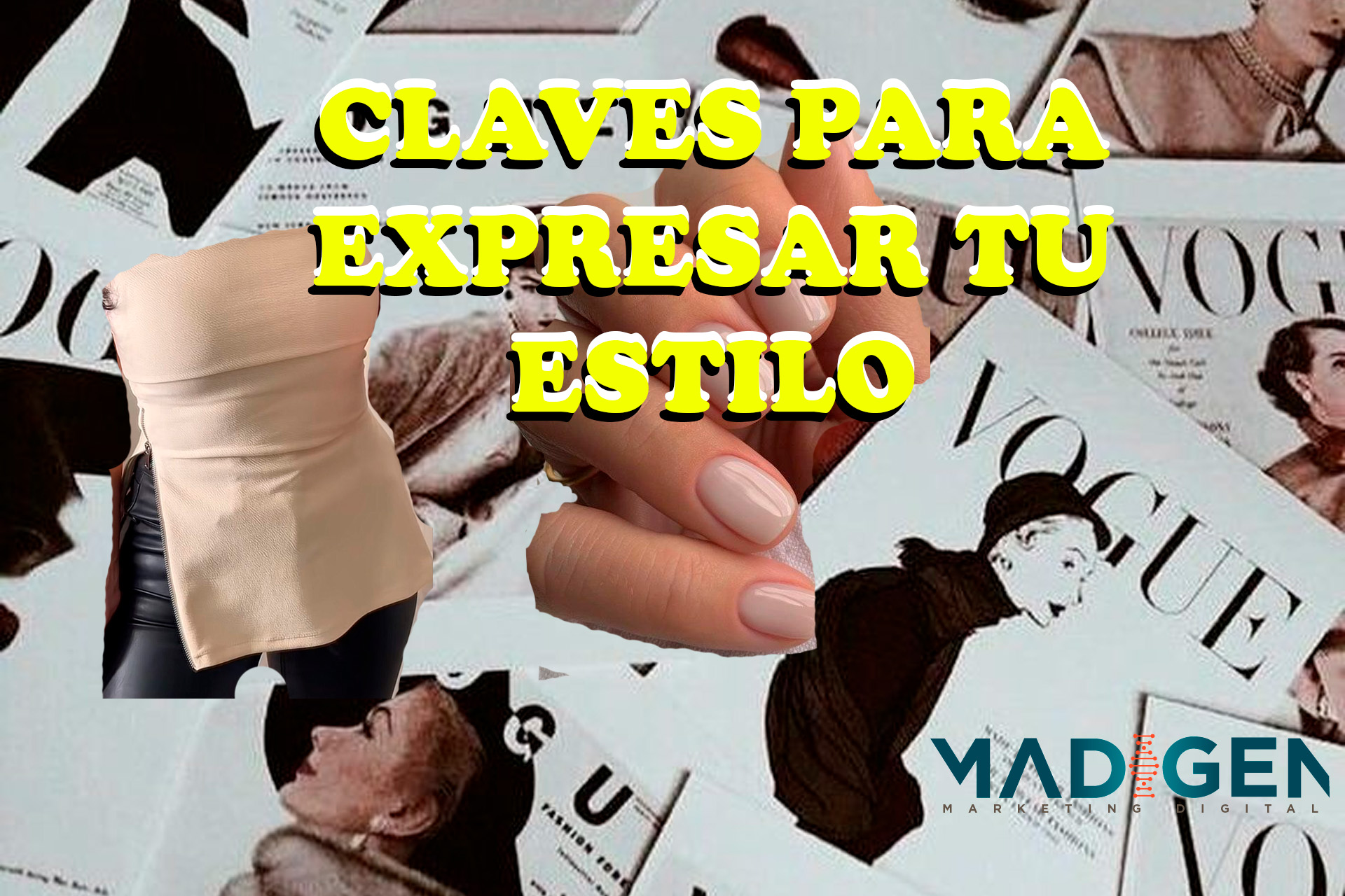 Manicura, estilo de vestir y confección de ropa