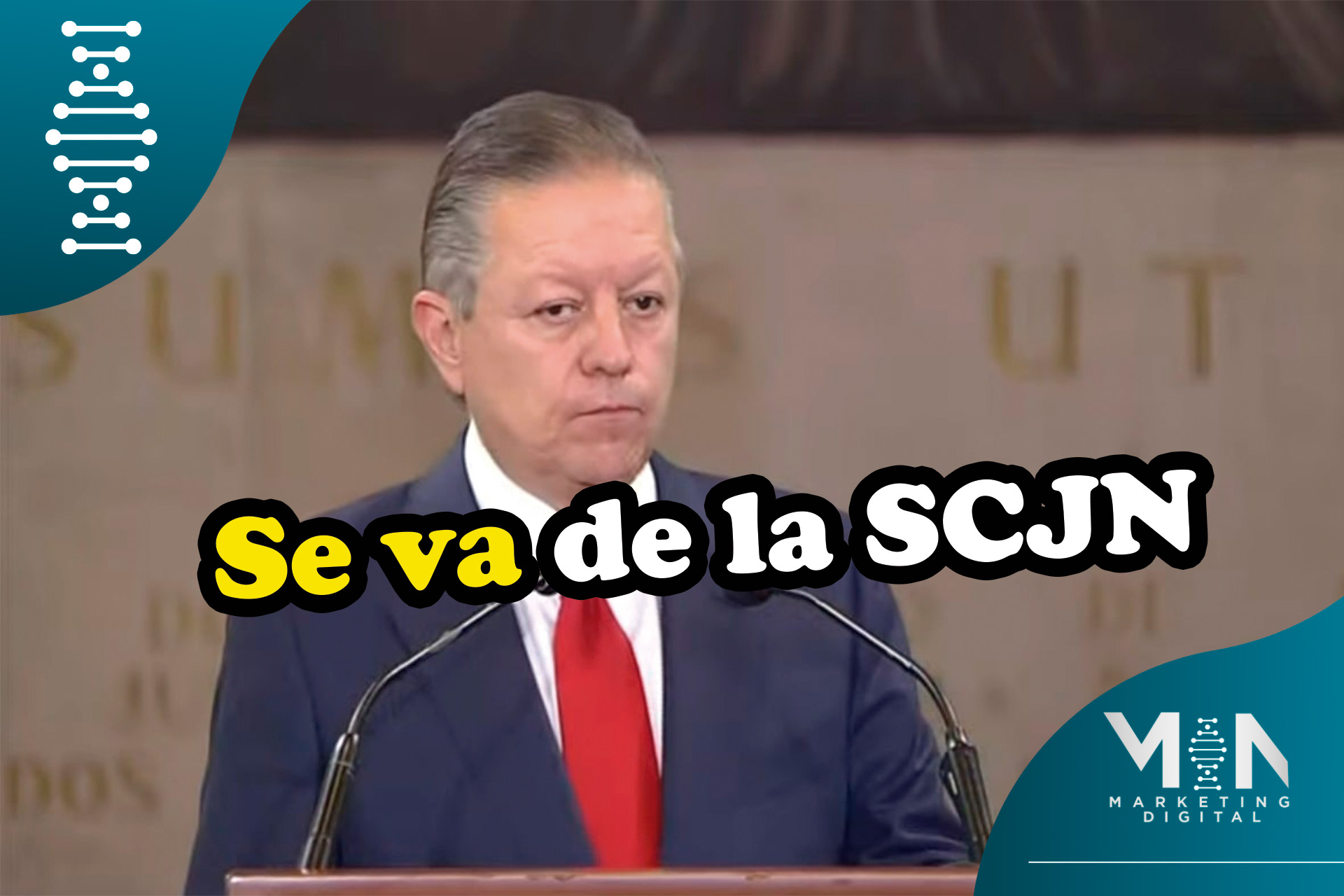 Renuncia ministro de la SCJN
